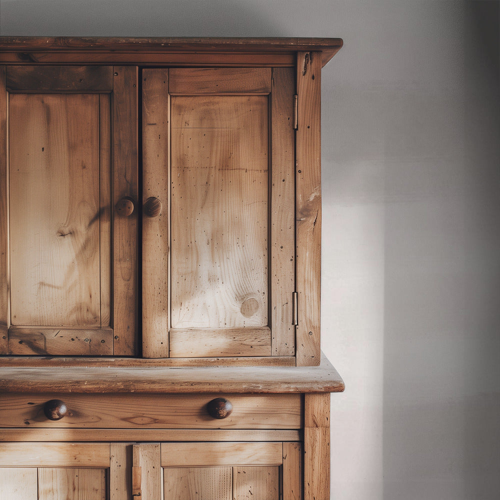 Soft Beige And Gray Horizontal Brushstrokes | Wallpaper