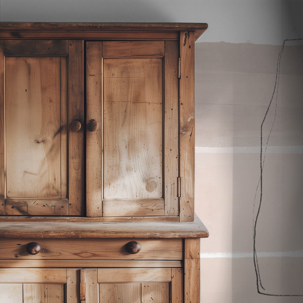 Soft Beige Tones With Horizontal Bands | Wallpaper