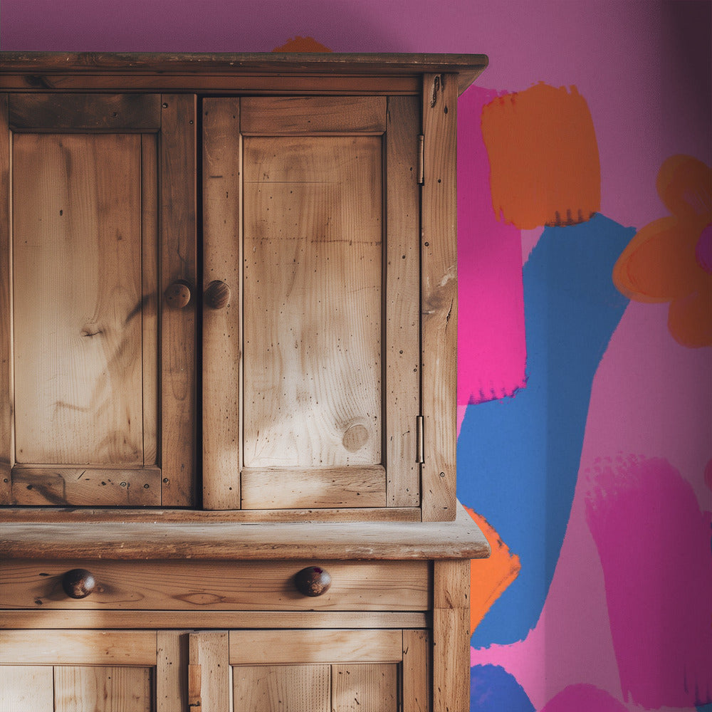 Floral Brush Dance | Wallpaper