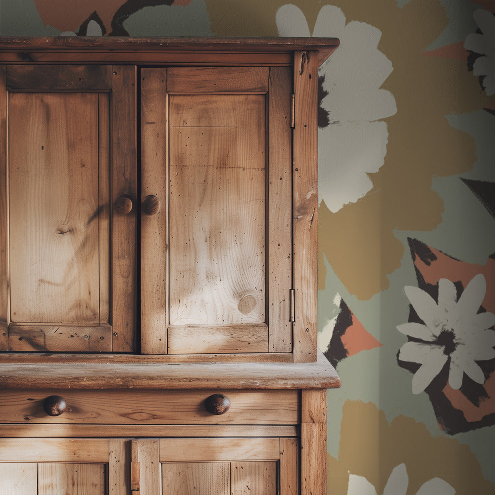 Bold Floral Symphony | Wallpaper