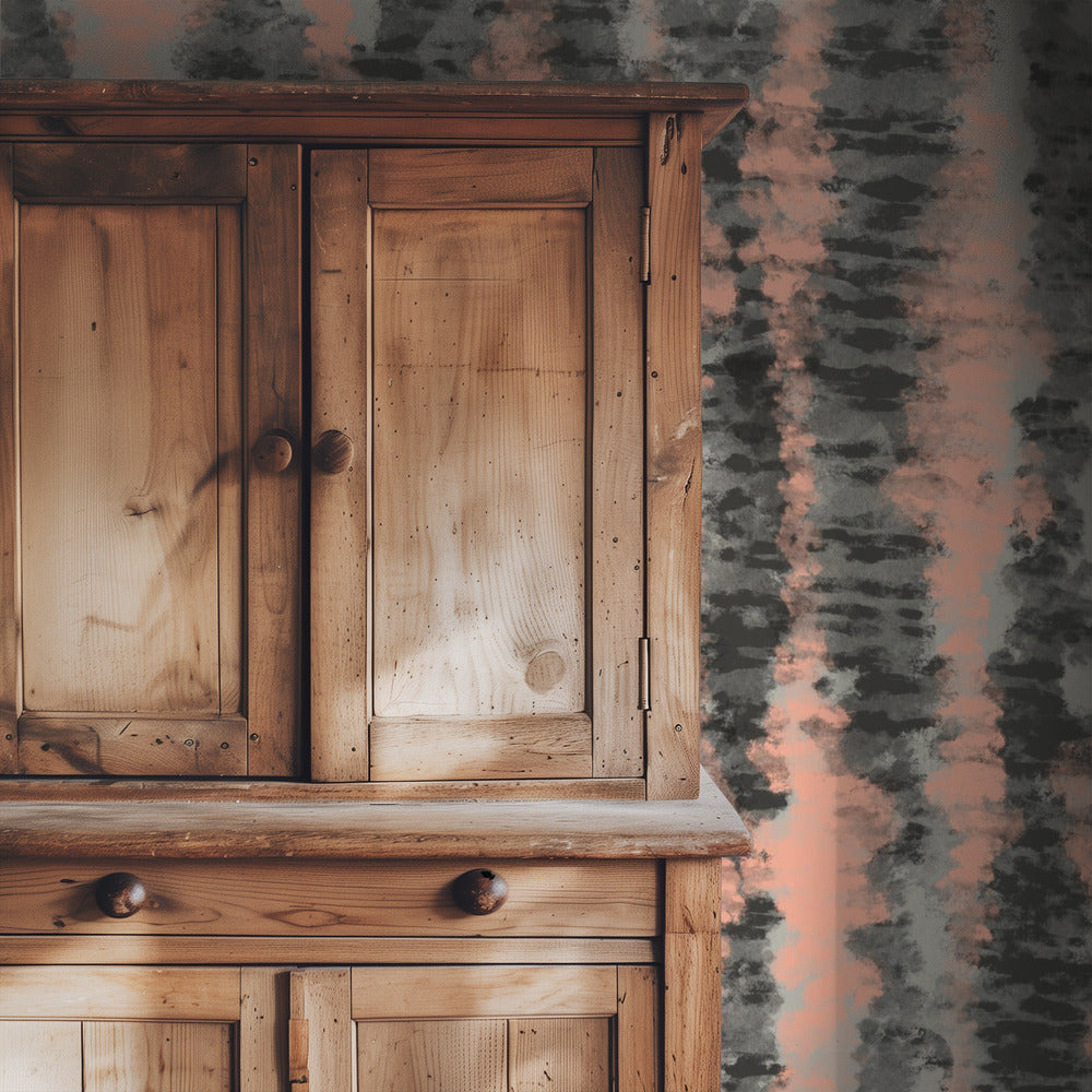 Coral Stripes | Wallpaper