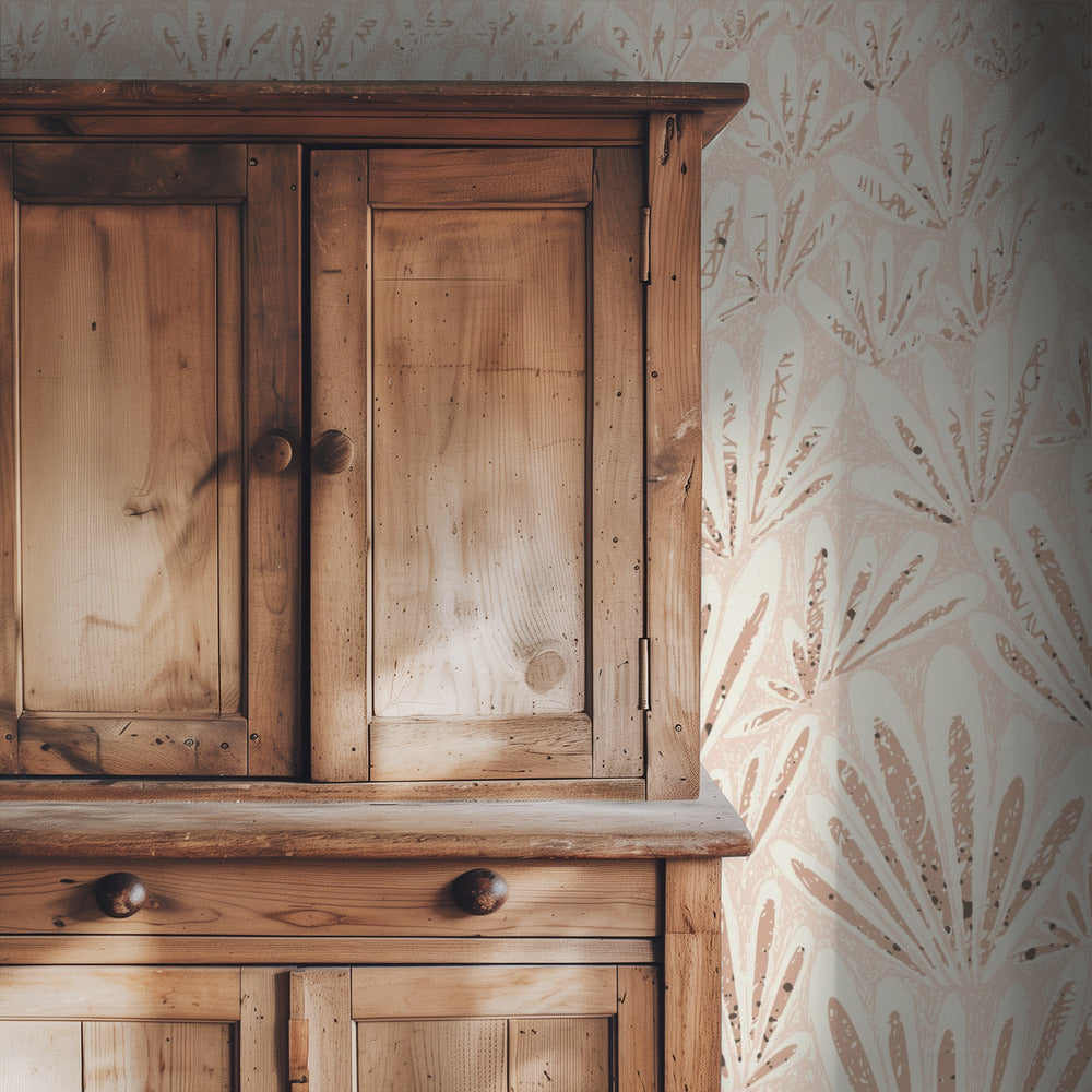 calming essentials meadow chalky rose | Wallpaper