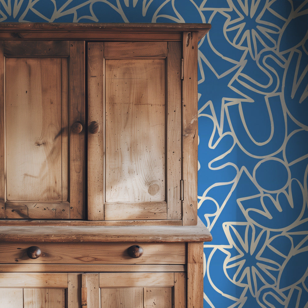 Dynamic Blue Dance | Wallpaper