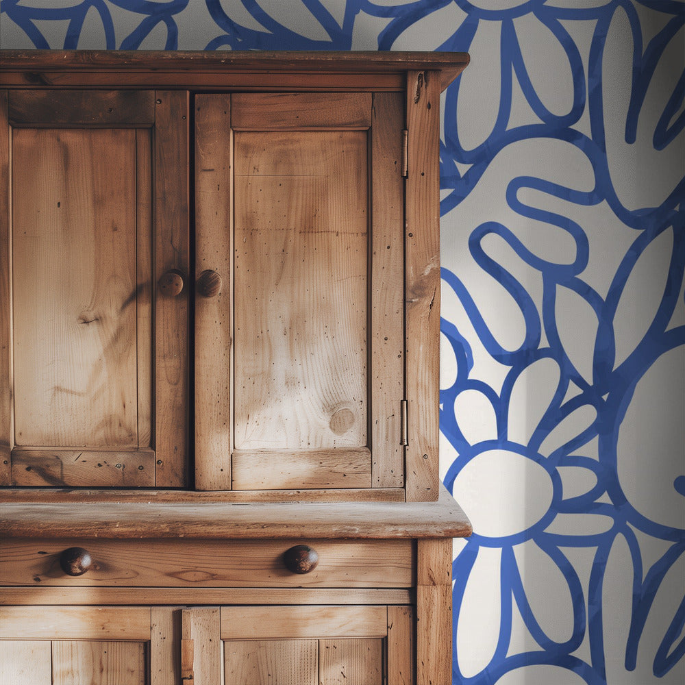 Floral Harmony Maze | Wallpaper