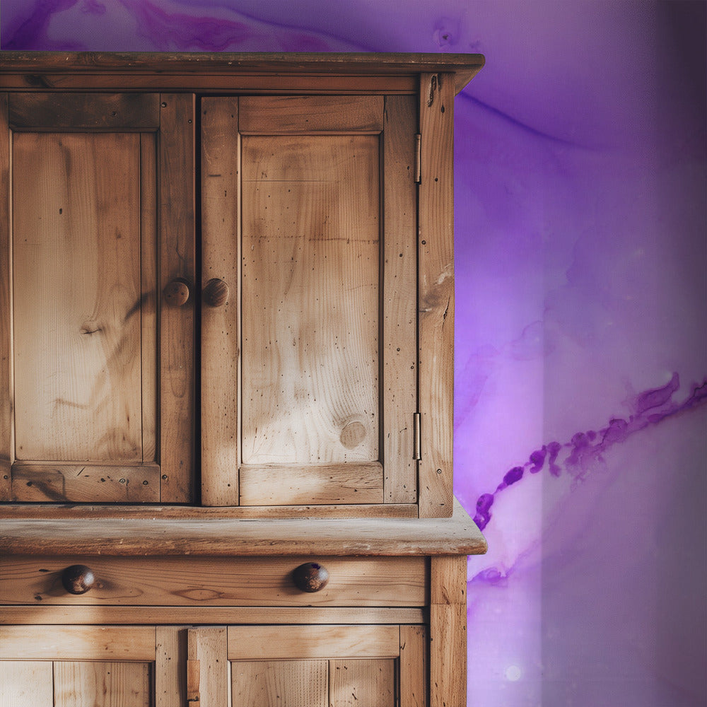 Fluid Abstract Patterns in Purple and Pink Hues | Wallpaper