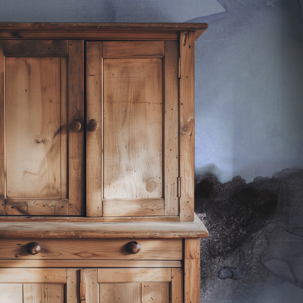 Fluid Blue and Black Ink Textures | Wallpaper