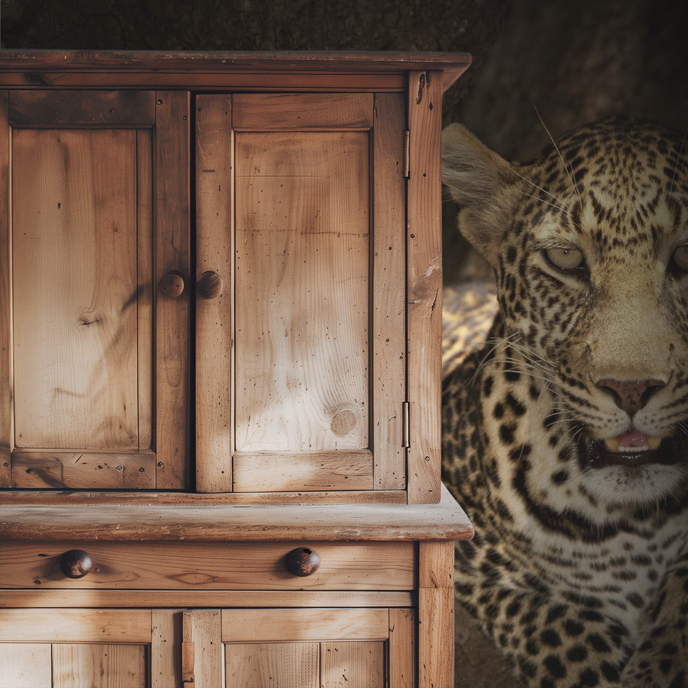 Leopard Resting on a Tree at Masai Mara | Wallpaper