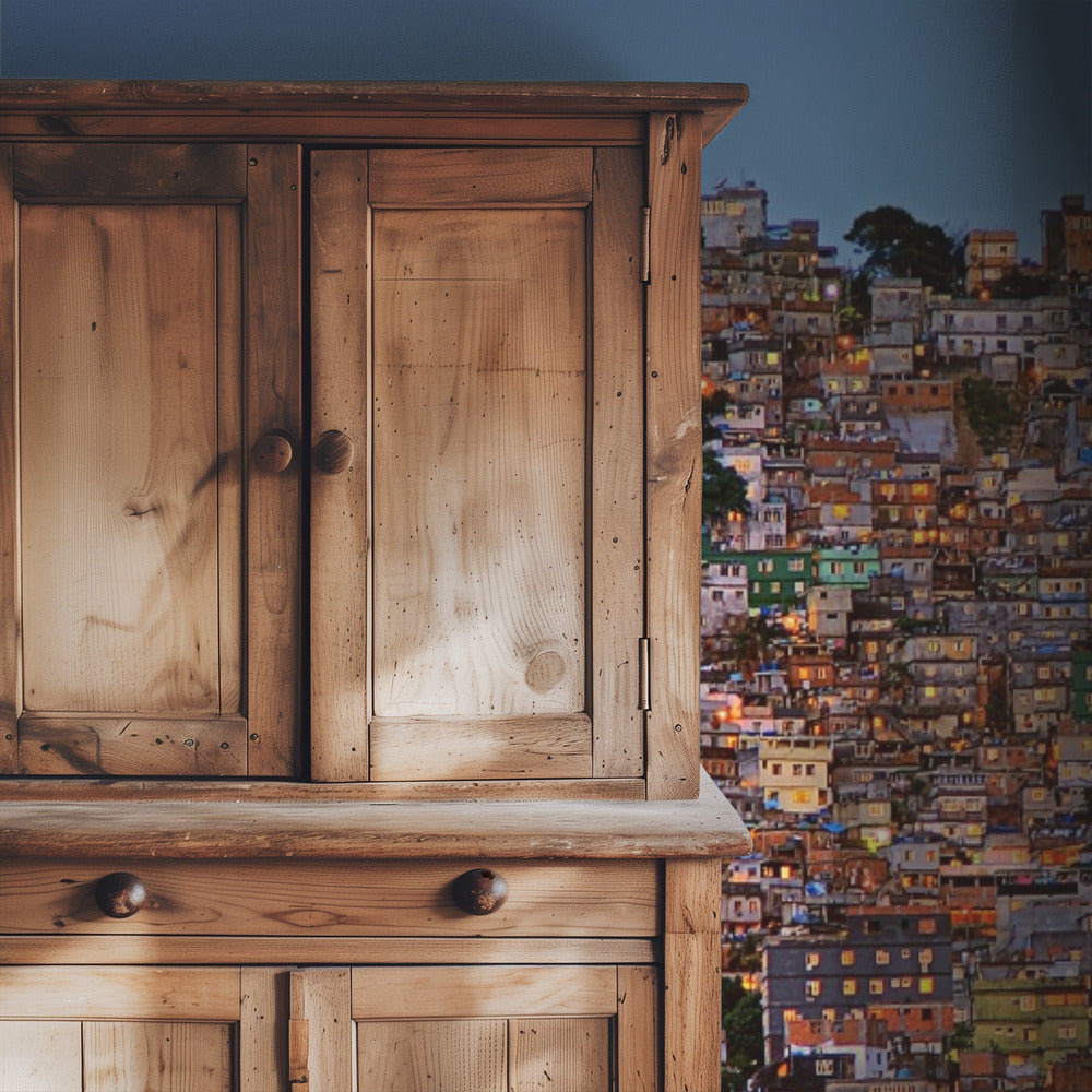 Nightfall in the Favela da Rocinha | Wallpaper