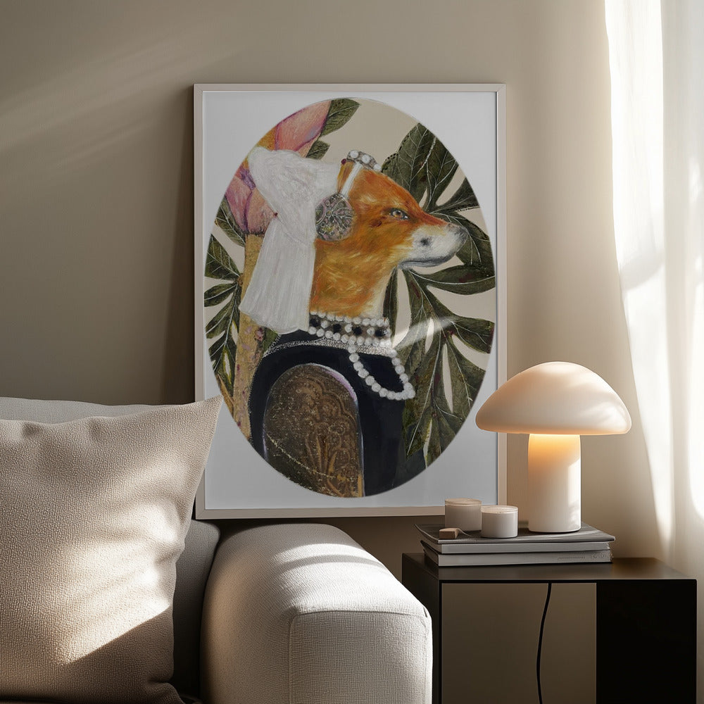 Fox Dressed In Renaissance Attire | Poster