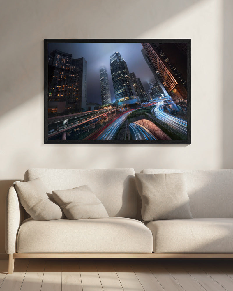 Hong Kong City Lights | Canvas