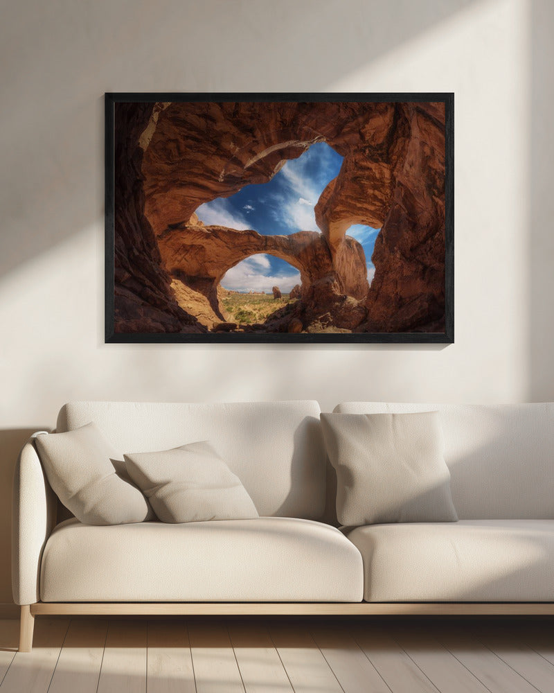 Double arch. | Canvas