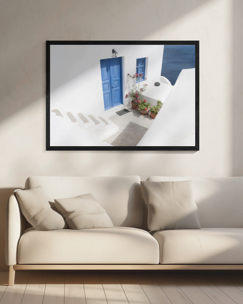 steps down to blue | Canvas