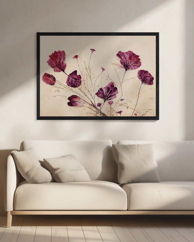 Crimson Bloom Dance | Canvas