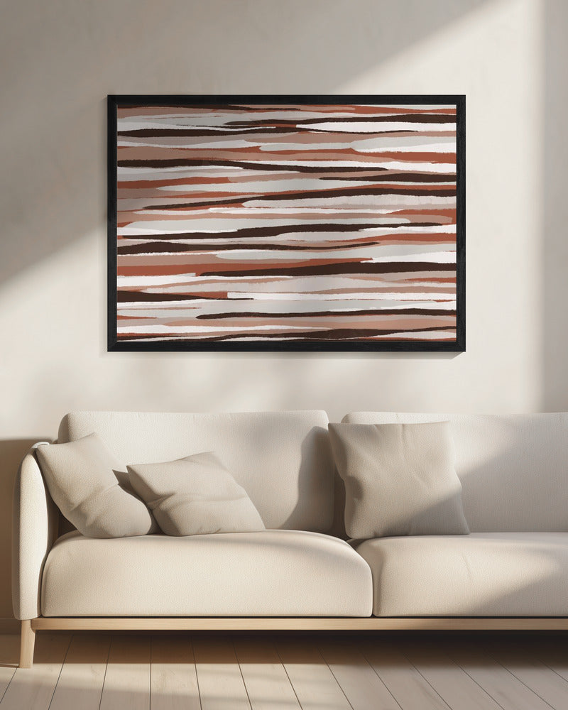 Earth Tones Flow | Canvas