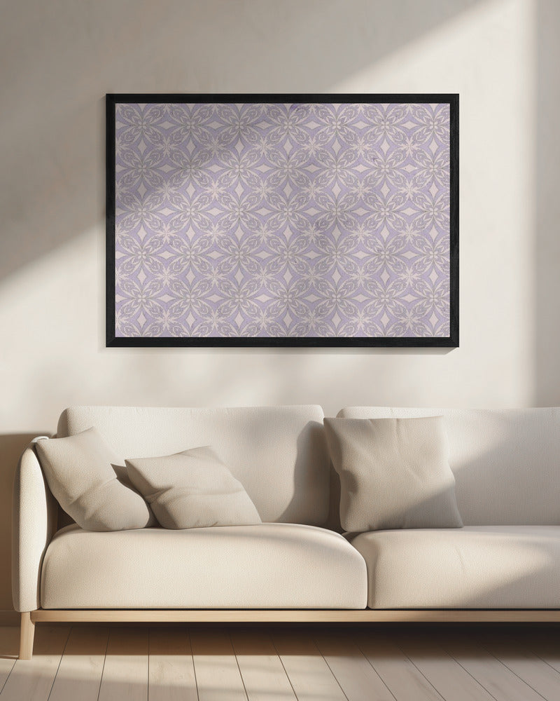 Lilac Harmony Pattern | Canvas