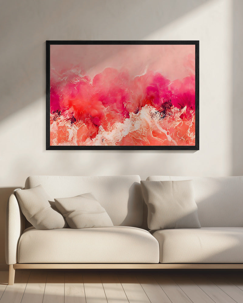 Crimson Horizon | Canvas