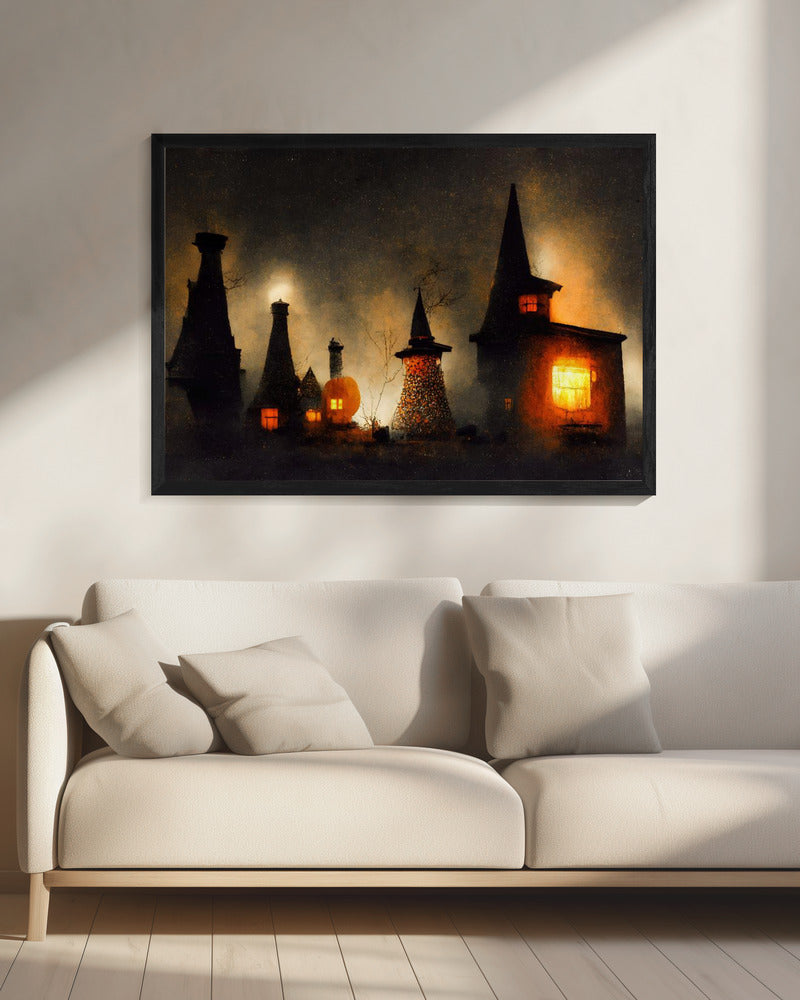 Haunted Glowscape | Canvas