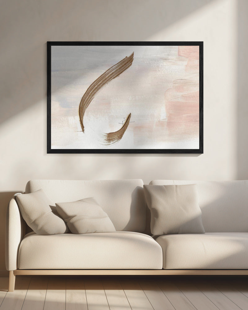 Gentle Brushstrokes in Earthy Tones | Canvas