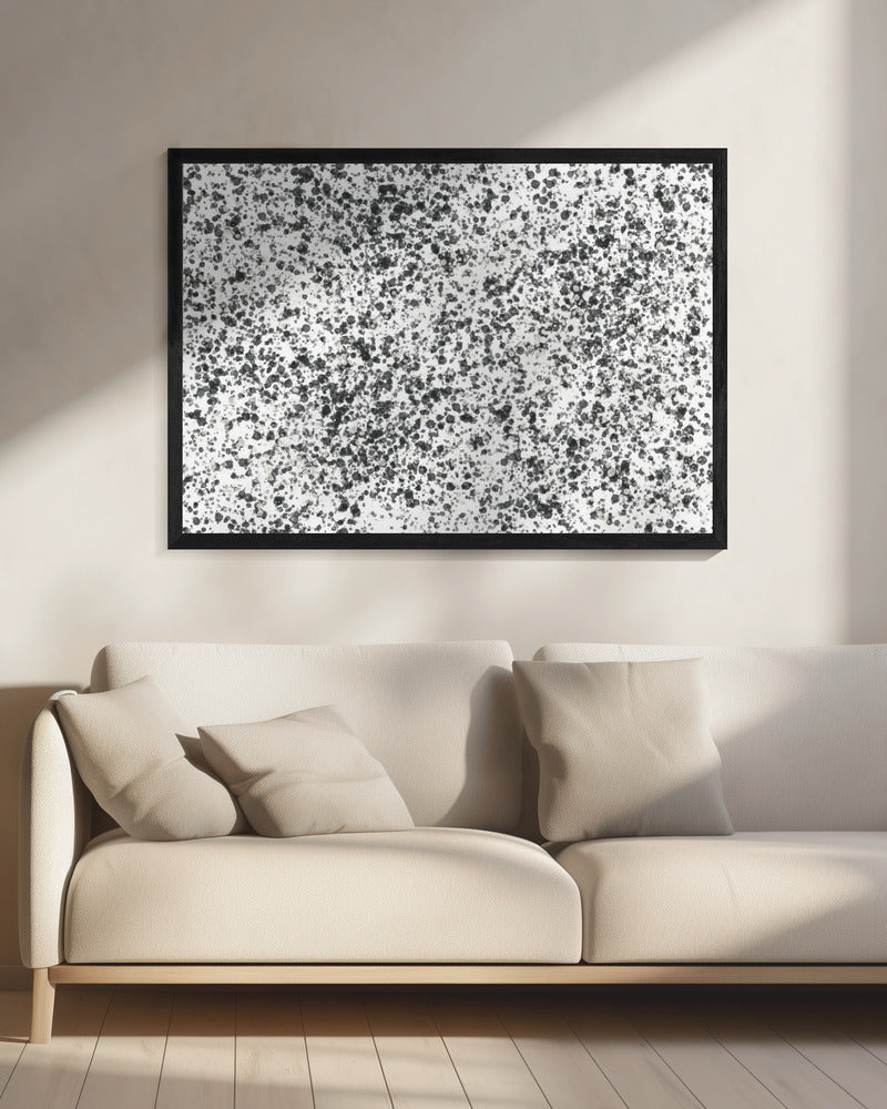 Monochrome Speckles | Canvas