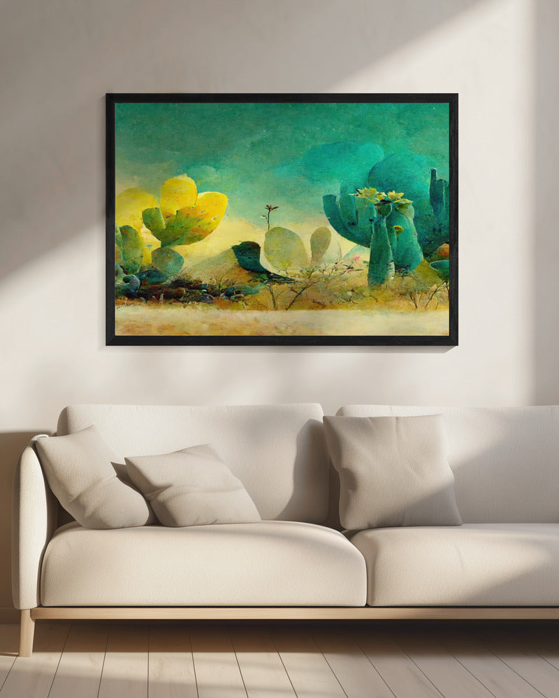 Desert Bloomscape | Canvas