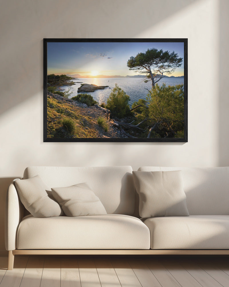 Mediterranean sunset | Canvas