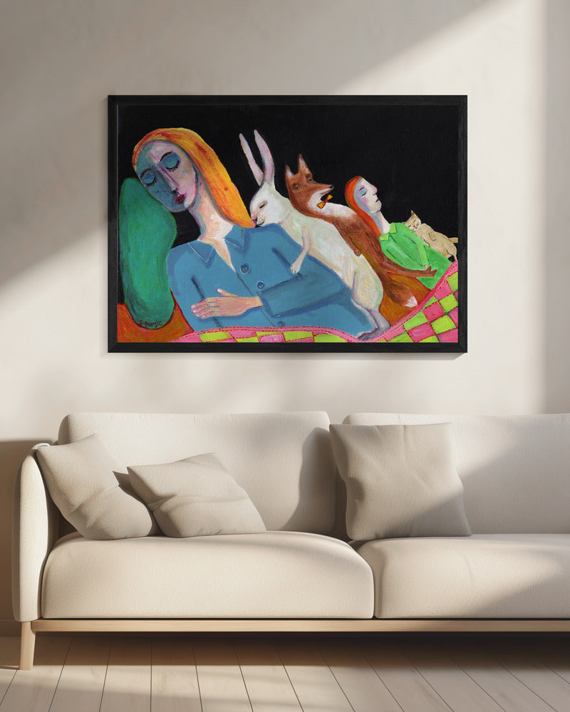 Five in the Bed | Canvas