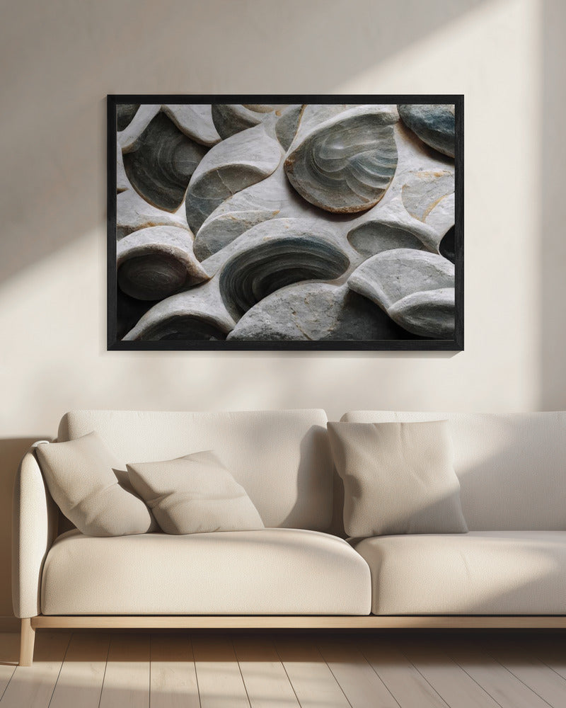 Stone Petal Harmony | Canvas
