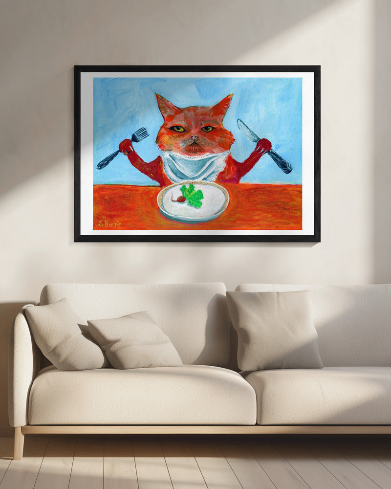 Vegan Cat | Canvas