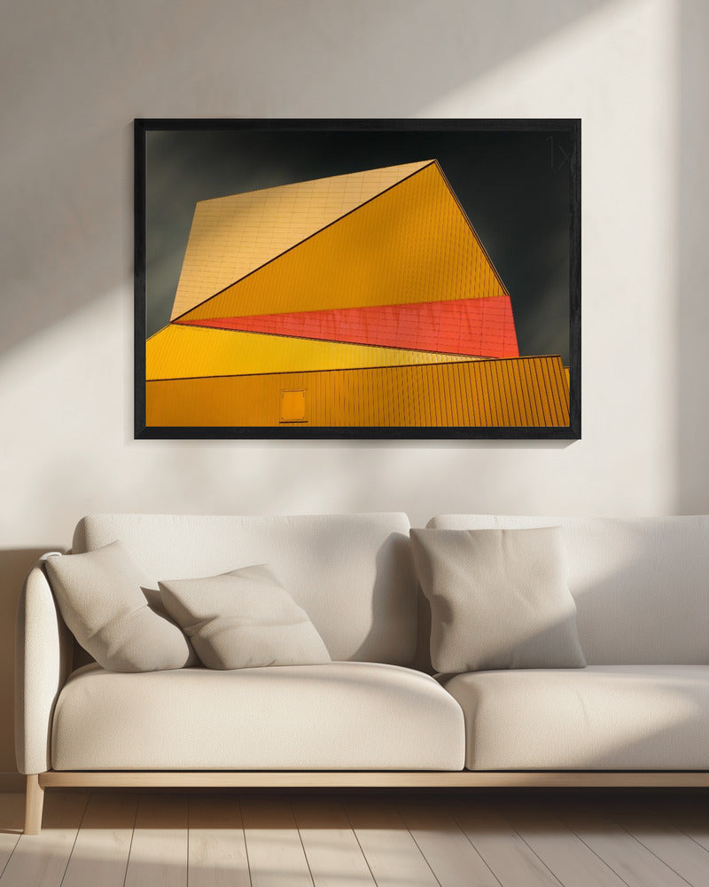 The yellow roof | Canvas