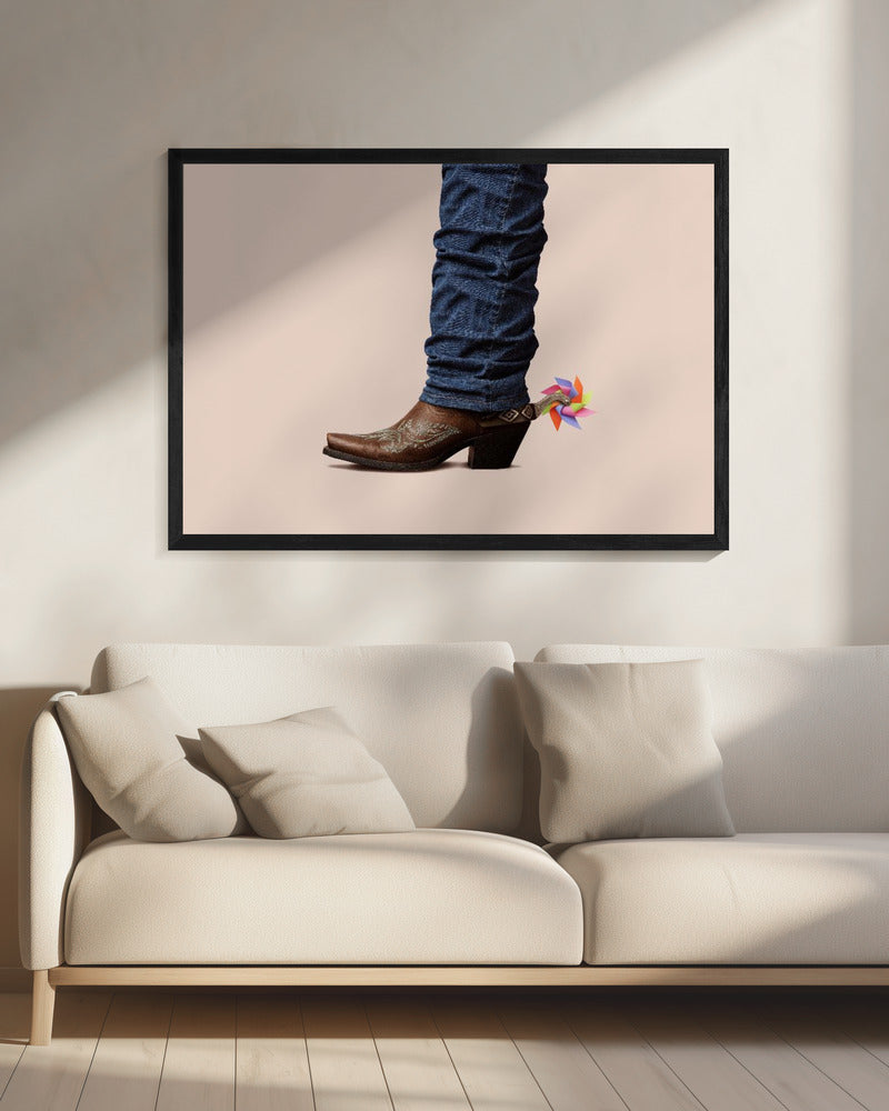 Not Serious Cowboy | Canvas