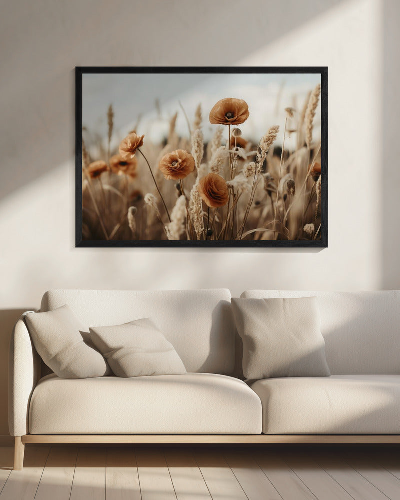 Poppies in Breeze | Canvas