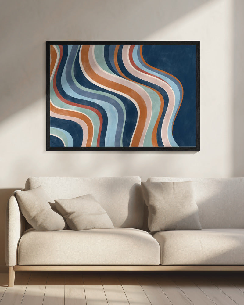 Flowing Stripes | Canvas