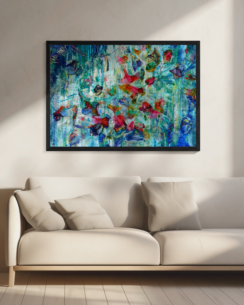 Flourishing Petal Symphony | Canvas