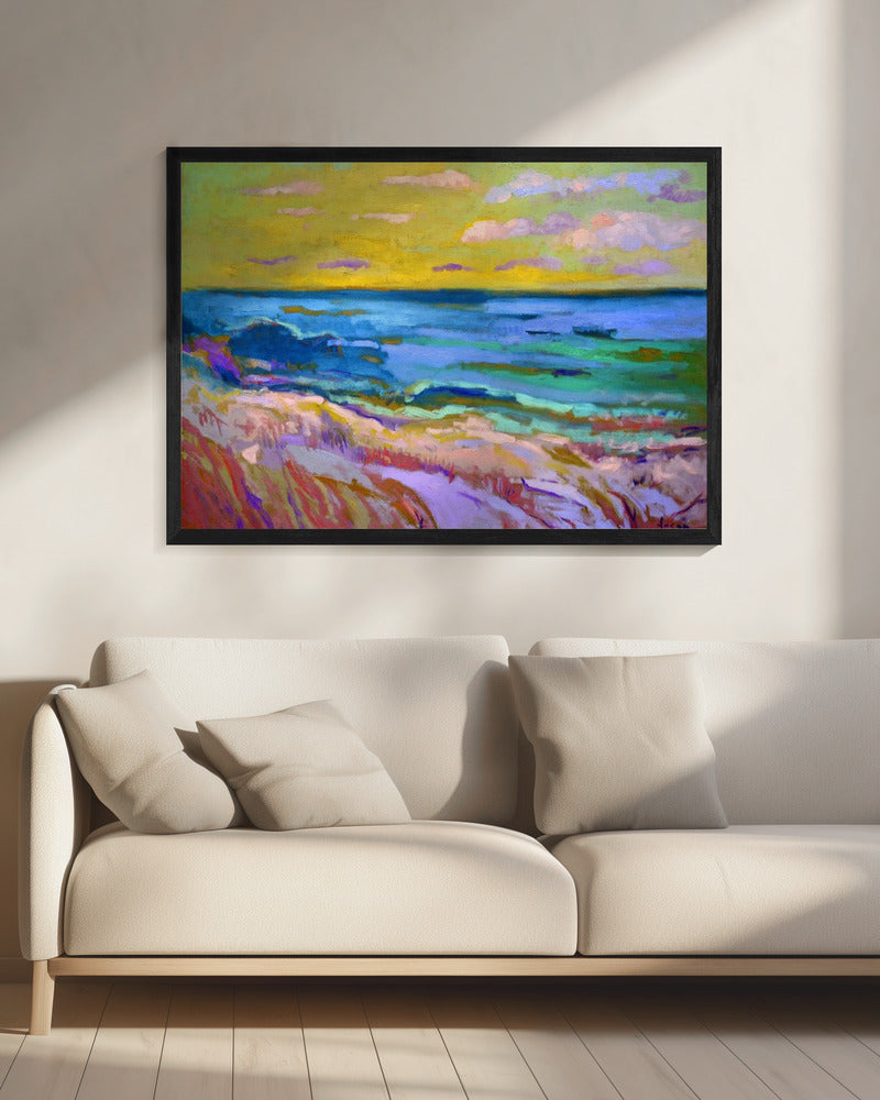 Coastal Landscape at Sunset | Canvas