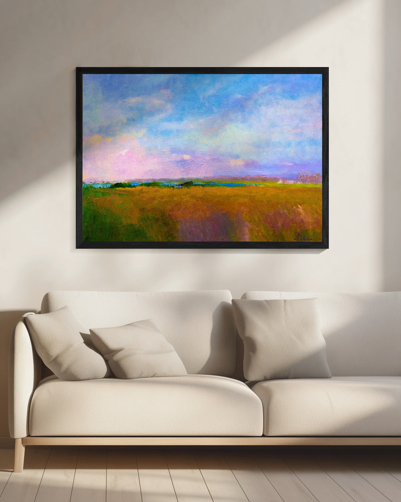 Amber Skyline | Canvas