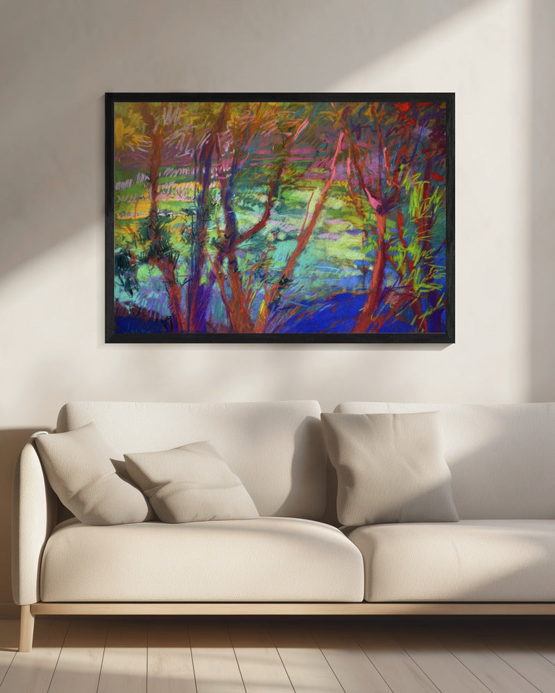 Vibrant Forest Flow | Canvas