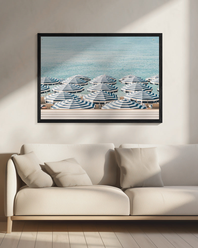 Striped Beach Umbrellas | Canvas
