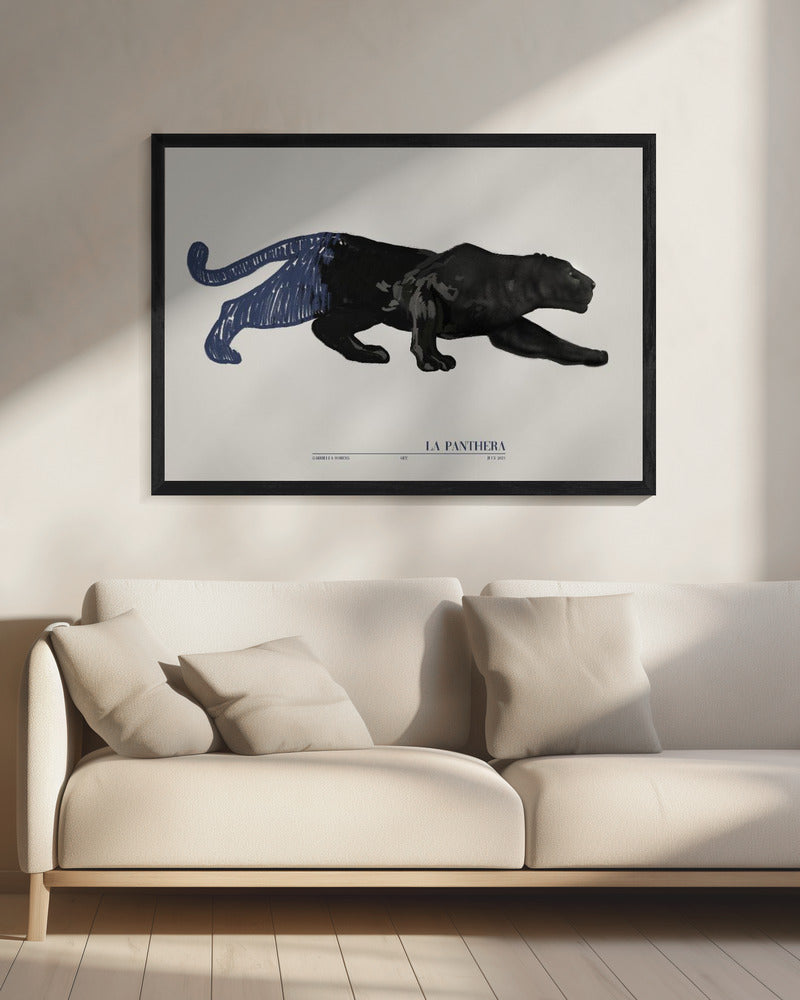 La Panthera (blue) | Canvas