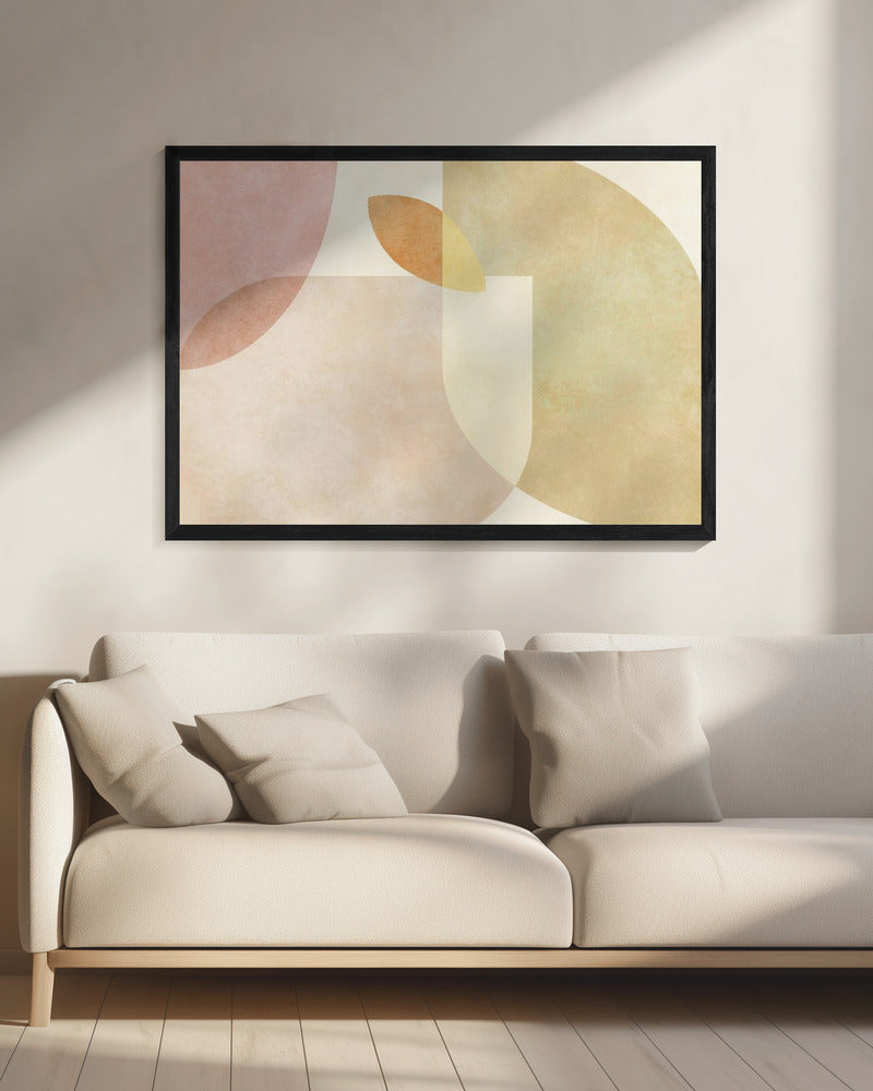 Aqua Shapes1 Kopie | Canvas