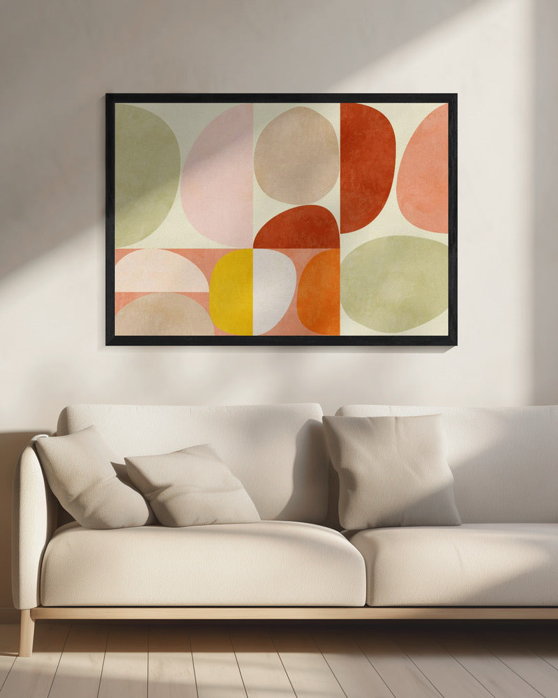 Pastel Geometry | Canvas