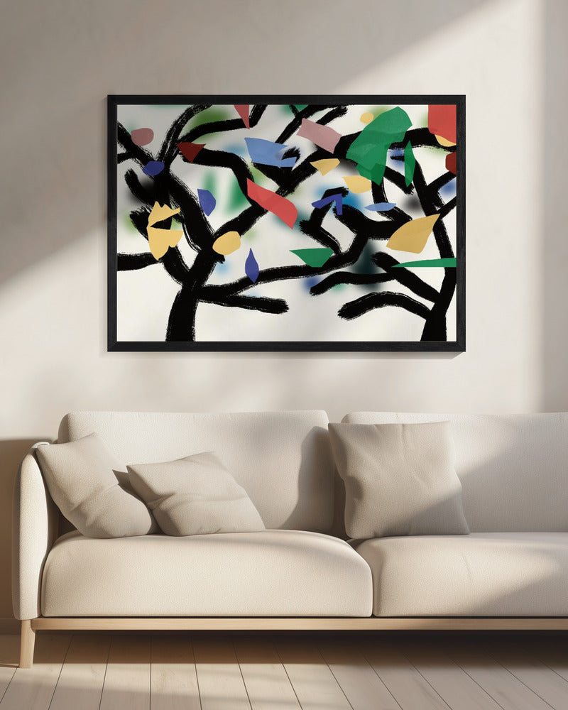 Colorful Branch Dance | Canvas