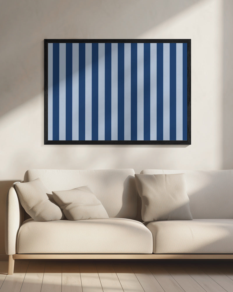 Blue Stripes | Canvas