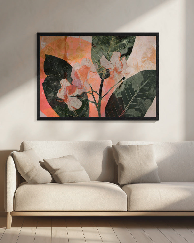 Golden Bloom Fusion | Canvas