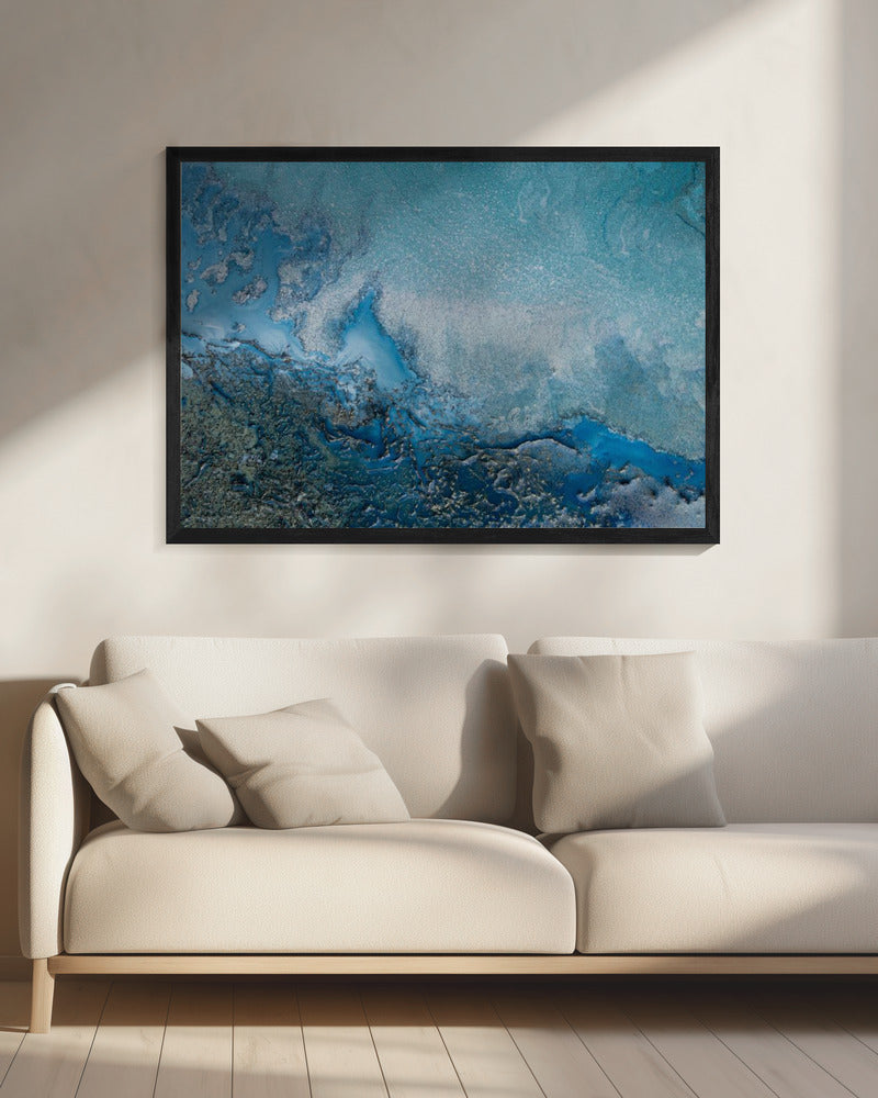 Soft Blue - Cyan Waters | Canvas