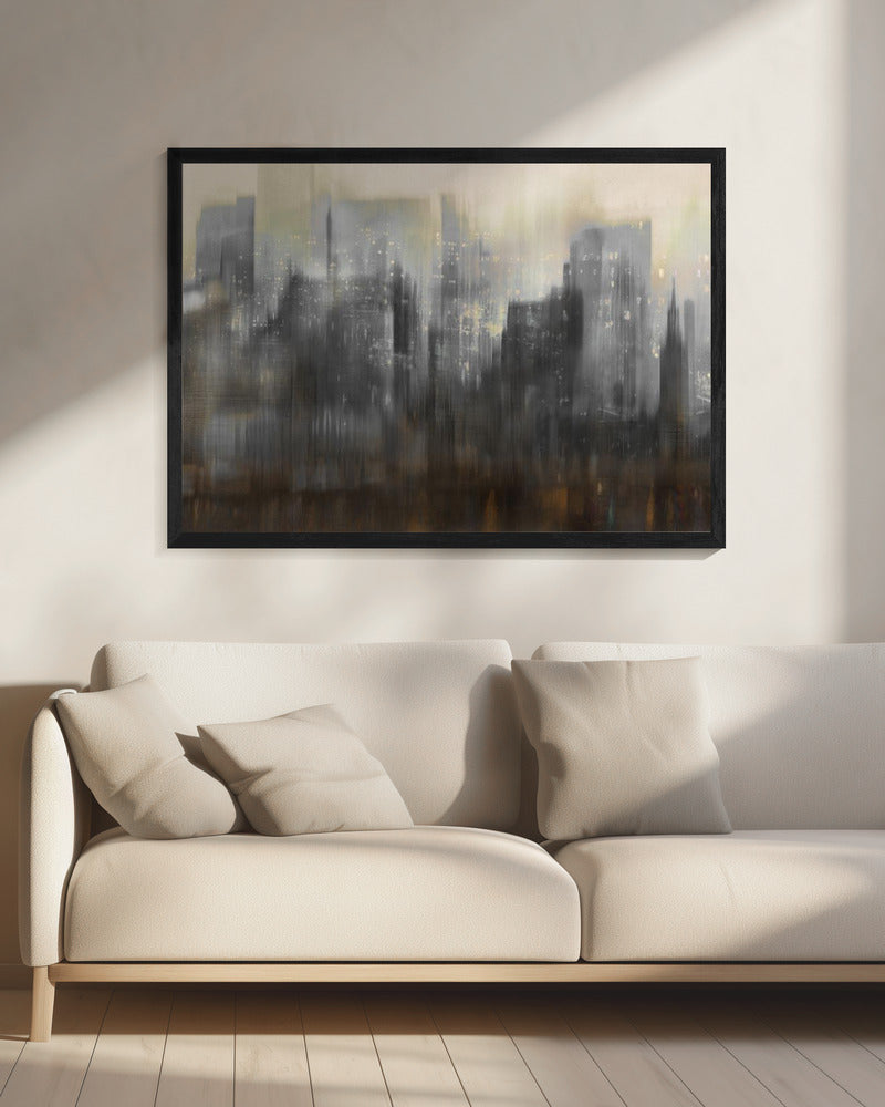 Night Sky City | Canvas