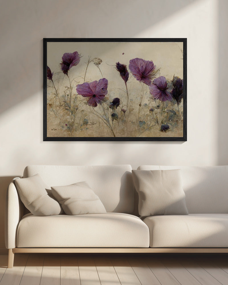 Purple Bloom Whispers | Canvas