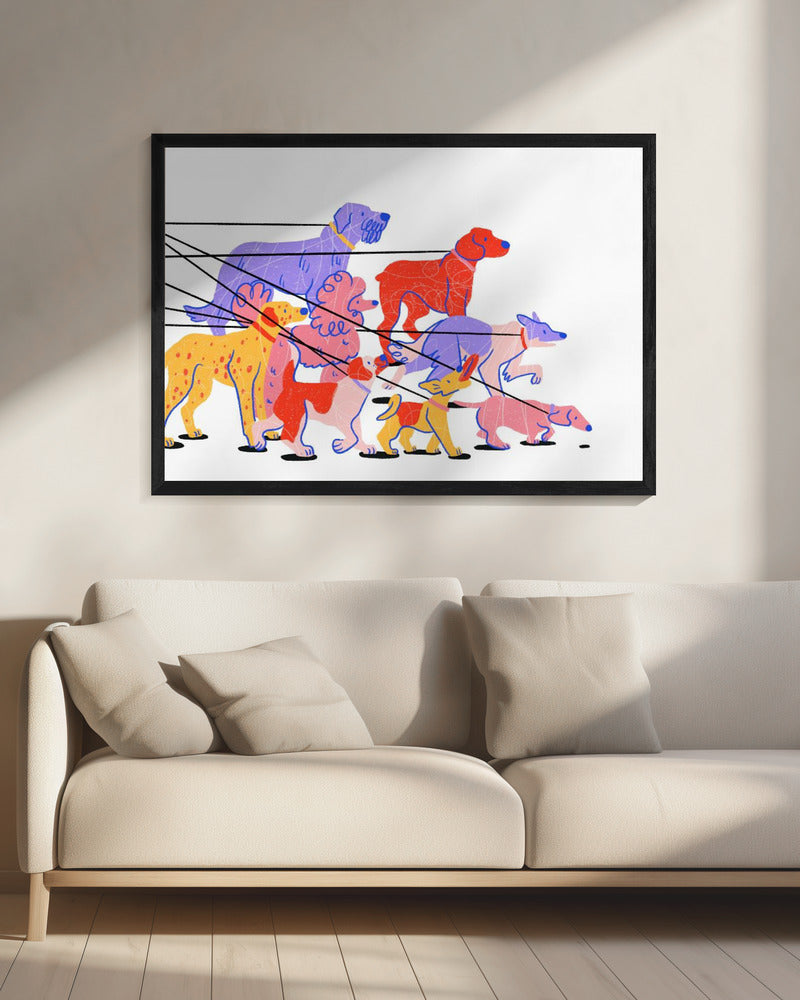 Dog Walking | Canvas