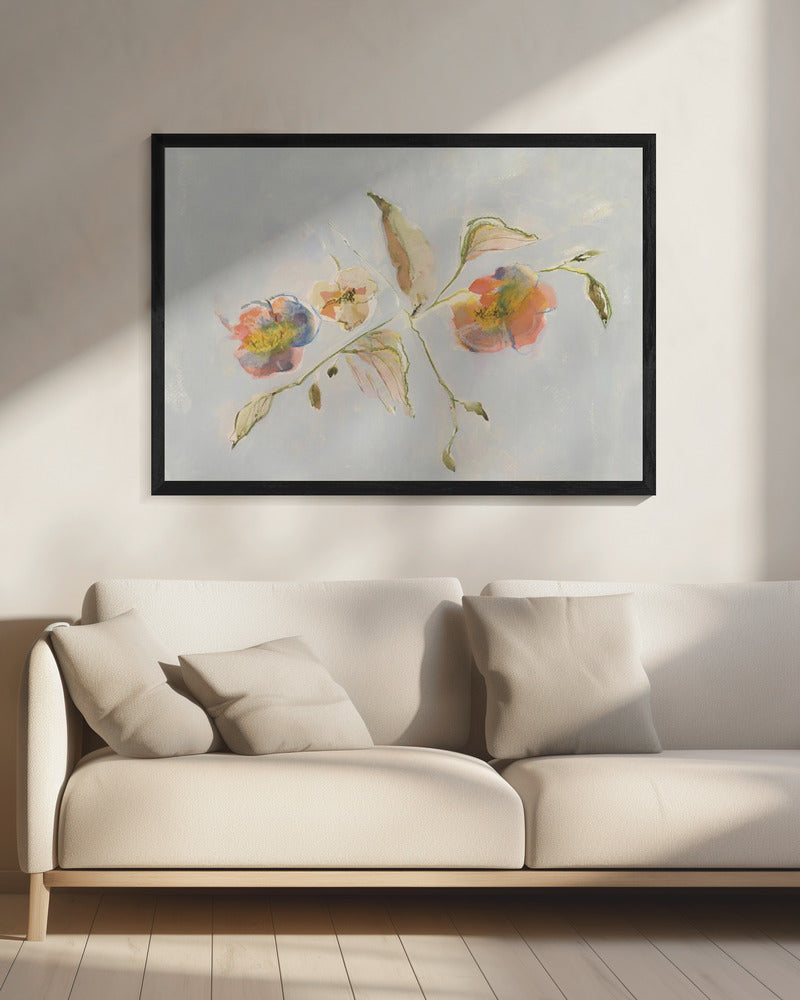 Elegant Antique Flowers 01 | Canvas