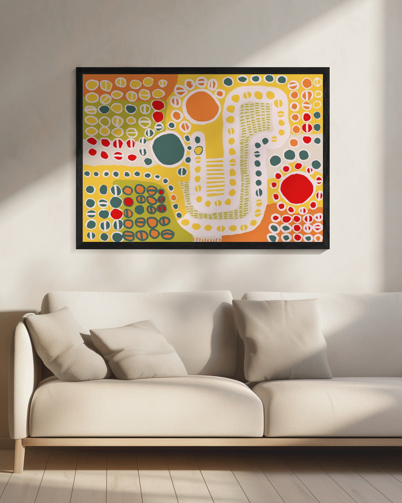 Pebbles Abstract | Canvas