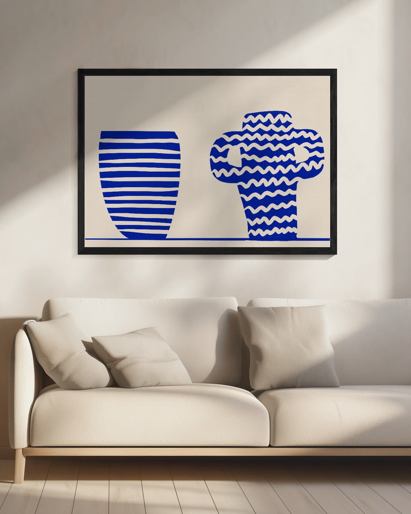 Blue Vases | Canvas